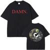 Men's Hip Hop Casual Tee Rapper Kendrick Lamar DAMN To Pimp A Butterfly Mr. Morale & The Big Steppers Album Graphic Print Tshirt