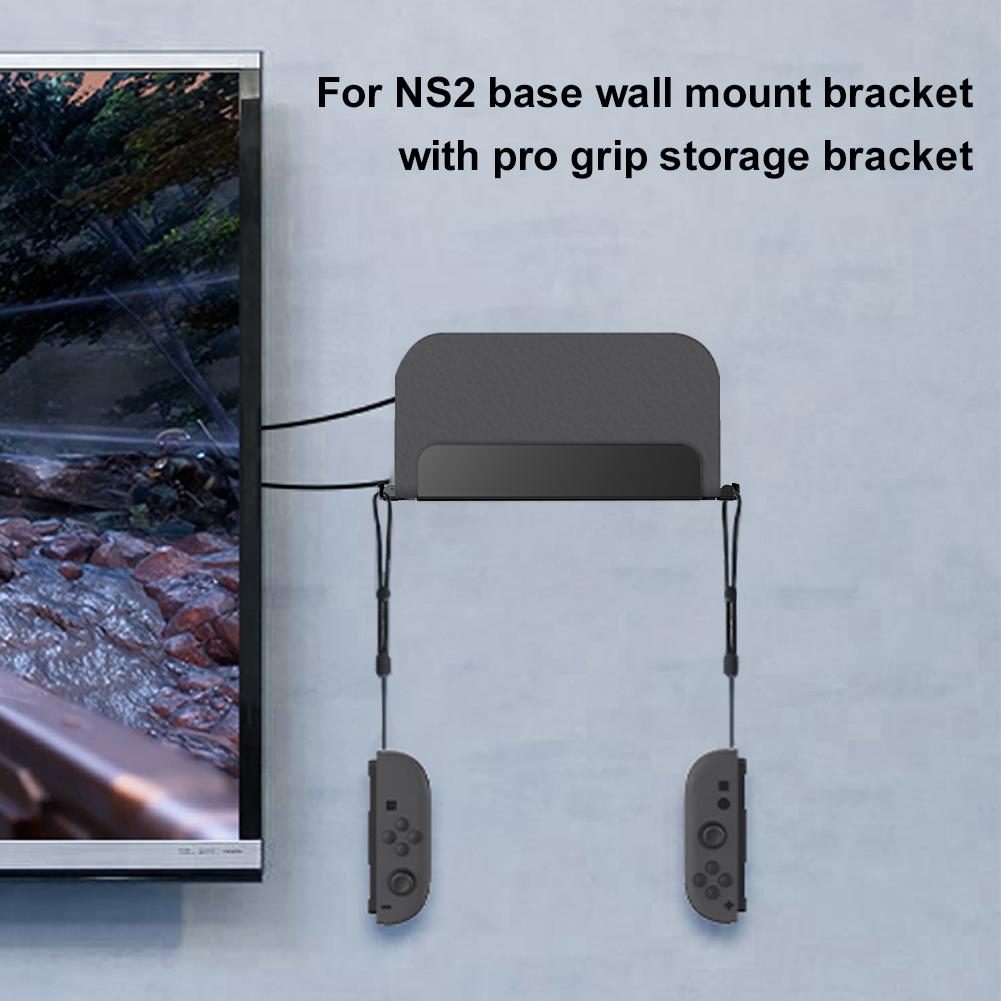Wall Mount Holder Stand For Nintendo Switch 2 Game Console Bracket Joystick Gamepad Hanger Storage Rack For Switch 2 Accessories