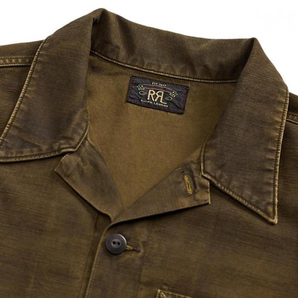 Rrl Reverse Satin Overshirt Mnrrwov16820372200