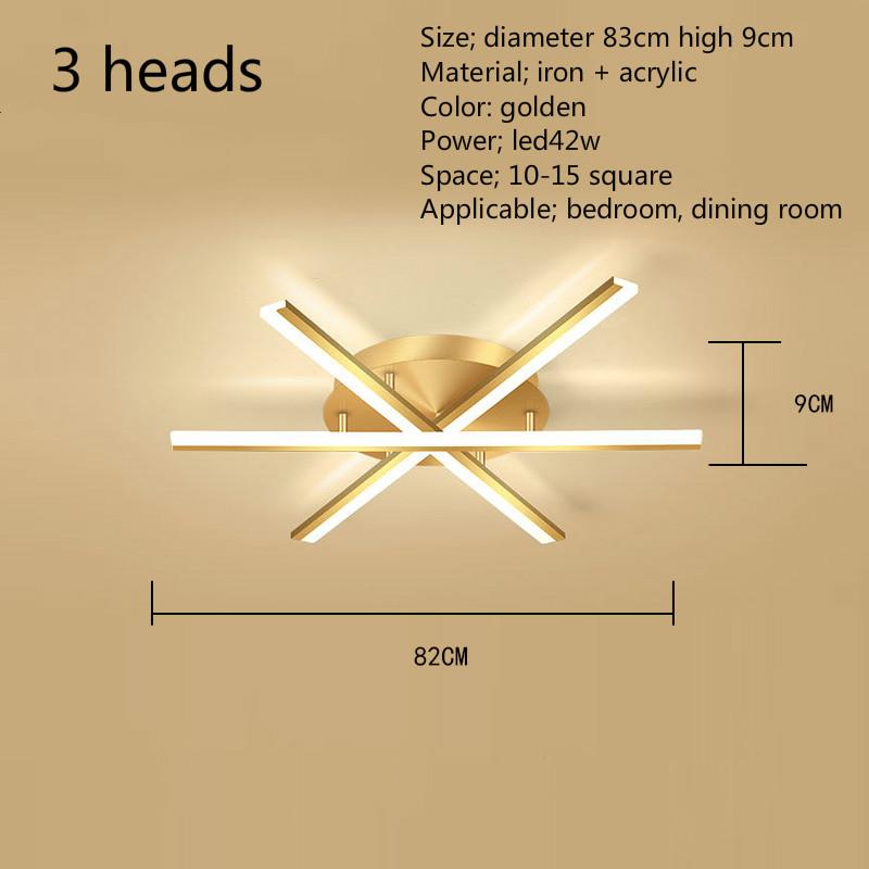 Modern LED Ceiling Lamp Home Dining Living Room Bedroom Decoration Long Head Acrylic Strip Light Kitchen Chandelier Fixtures