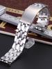 Watch Band For Tissot 1853 PRC200 T17 T461 T055 T014 Men Folding Clasp Watches Accessories Stainless Steel Watch Strap 19mm 20mm
