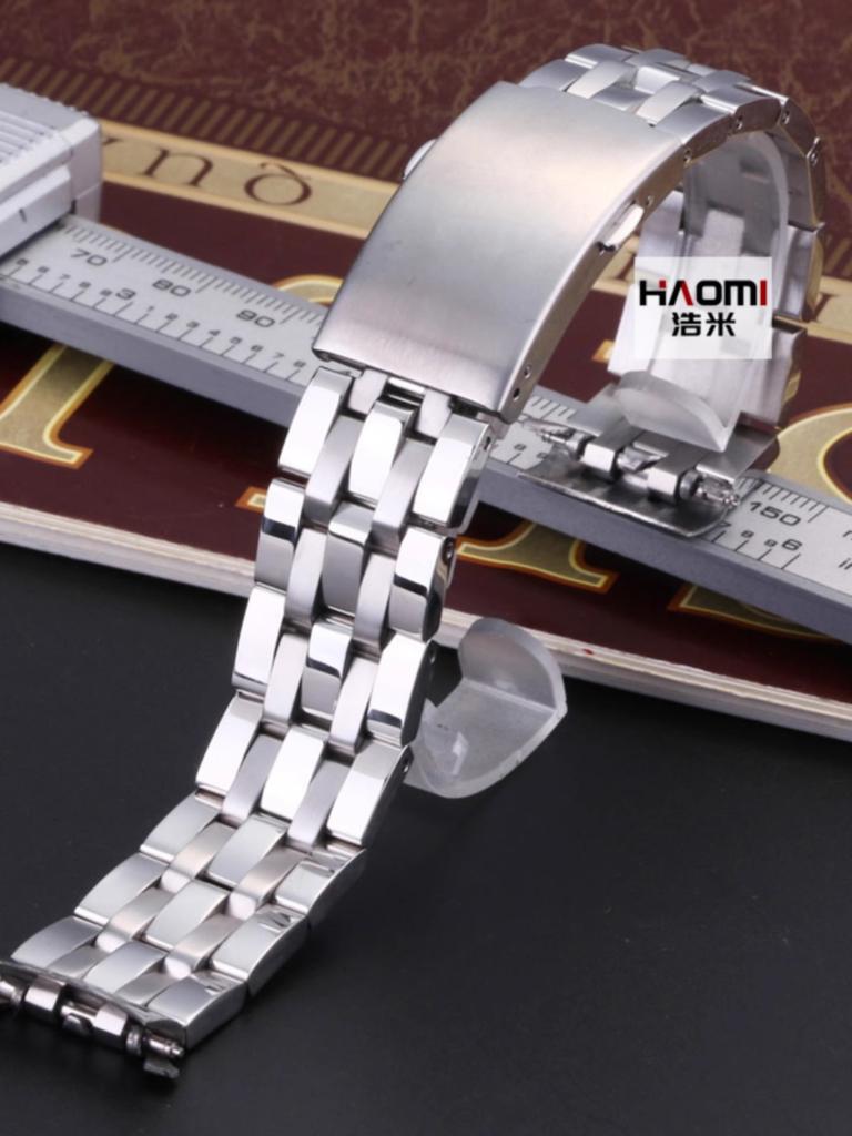 Watch Band For Tissot 1853 PRC200 T17 T461 T055 T014 Men Folding Clasp Watches Accessories Stainless Steel Watch Strap 19mm 20mm
