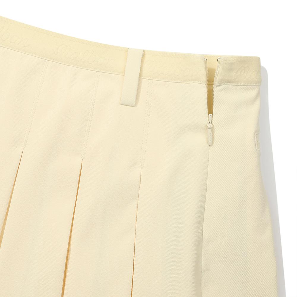 MALBON GOLF Double Pleated Skirt Yellow (Woman)