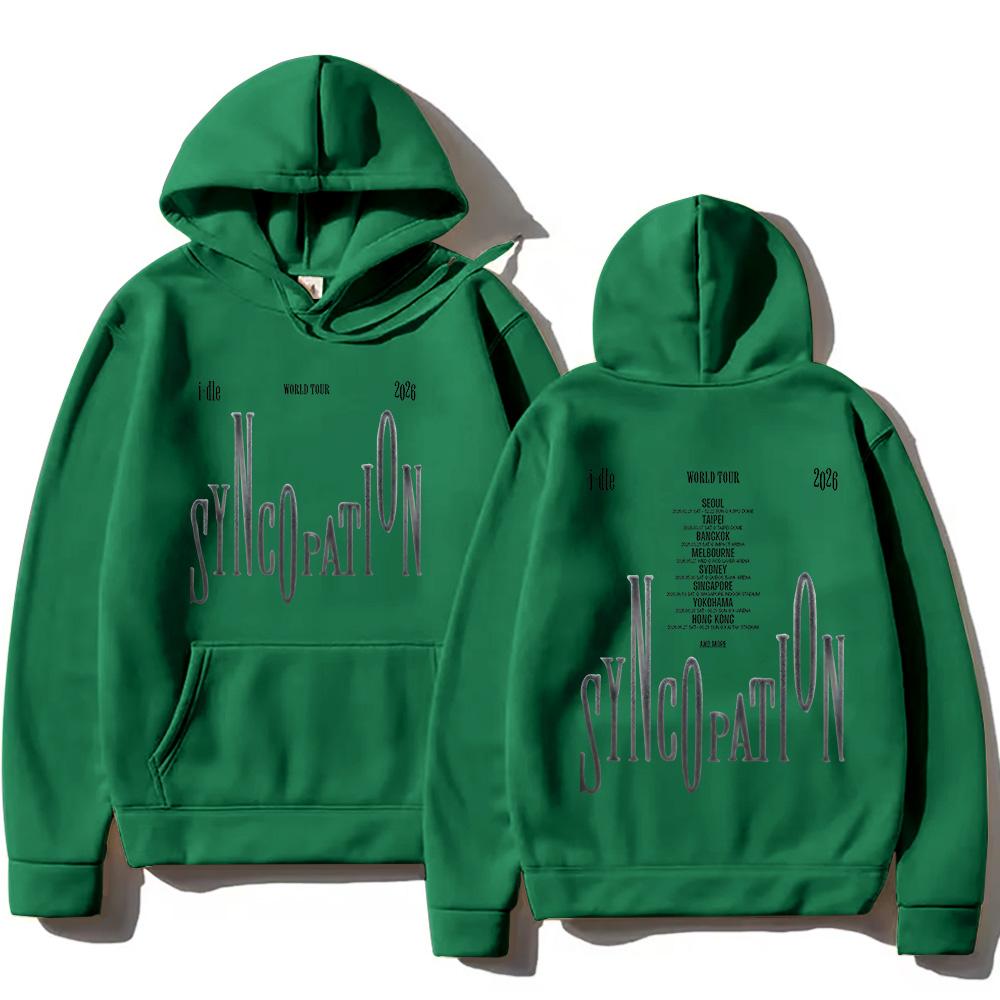 I-DLE Syncopation World Tour 2026 Hoodies GIDLE Kpop Korean Style Streetwear (G)i-dle New Casual Unisex High Street Hoody