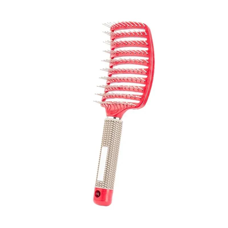 Hair Women 1pcsdetangle Hairbrush Brush Massage Comb Anti Klit Brushy Haarborstel Scalp Curly Combing Brushes Hairdressing Tools