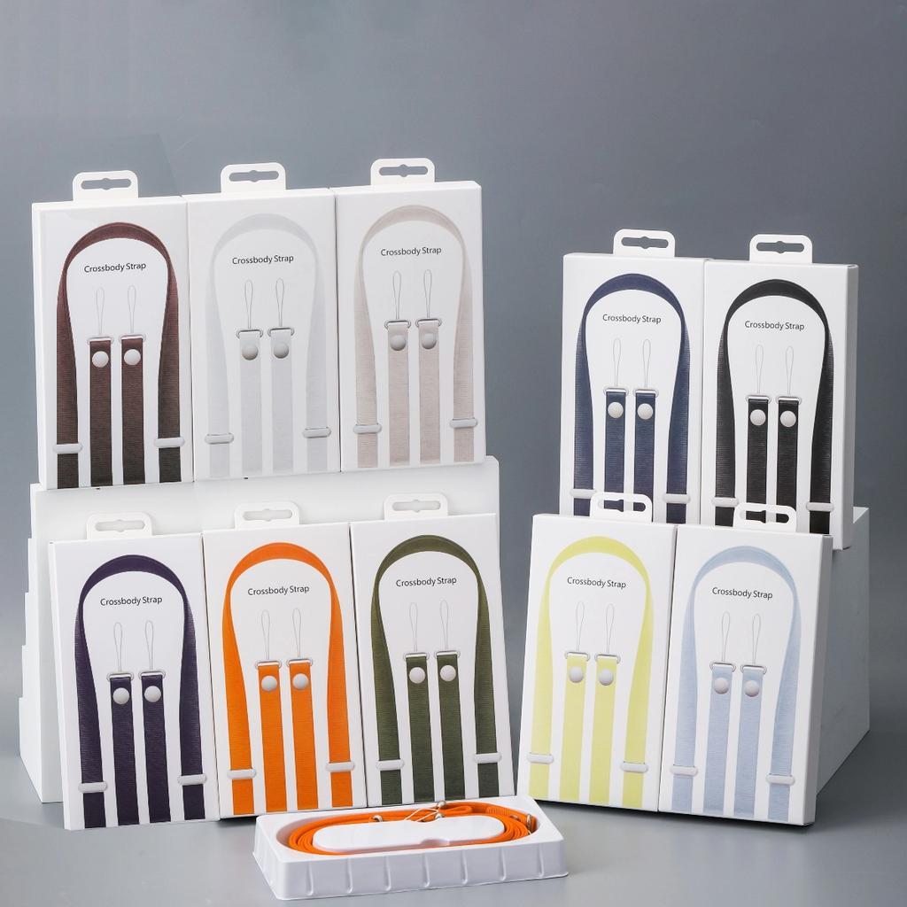 Adjustable Case Magnetic Phone Lanyard Anti-loss Durable Phone Crossbody Lanyard Woven Neck Strap for Iphone Duo 17 18 Pro Max S26 for POCO F9 Ultra