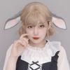 1 buc. Accesorii pentru Păr cu Blană Artificială Cap de Iepuraș Urechi de Iepure Animal Blană Banda de Păr Petrecere Cosplay Costum