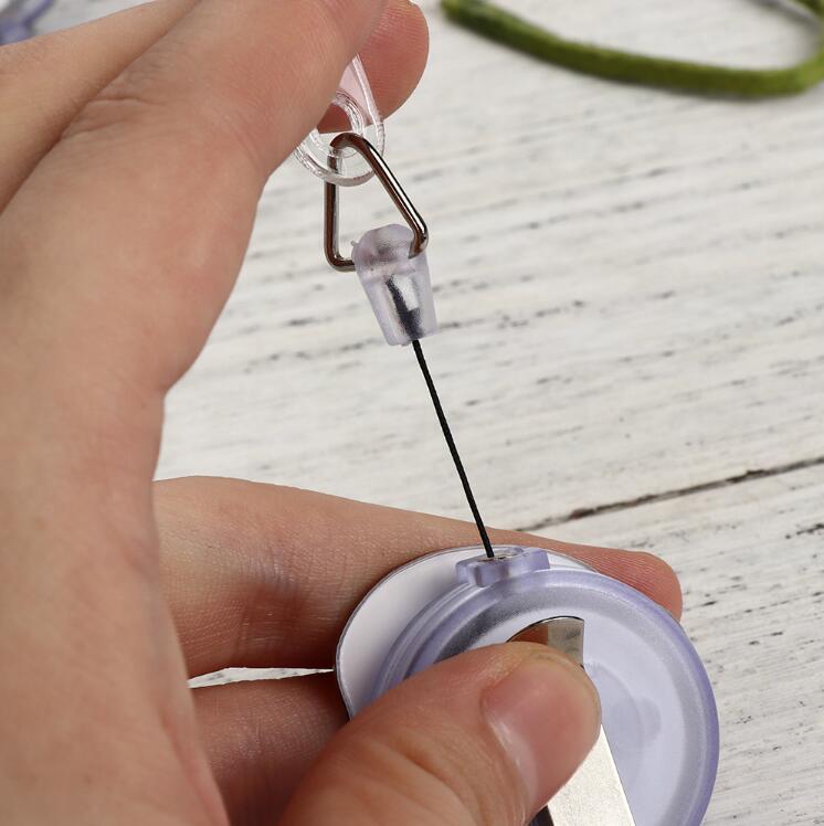Retractable Badge Reel Nurse Exhibition ID Name Card Holder Office Supplies