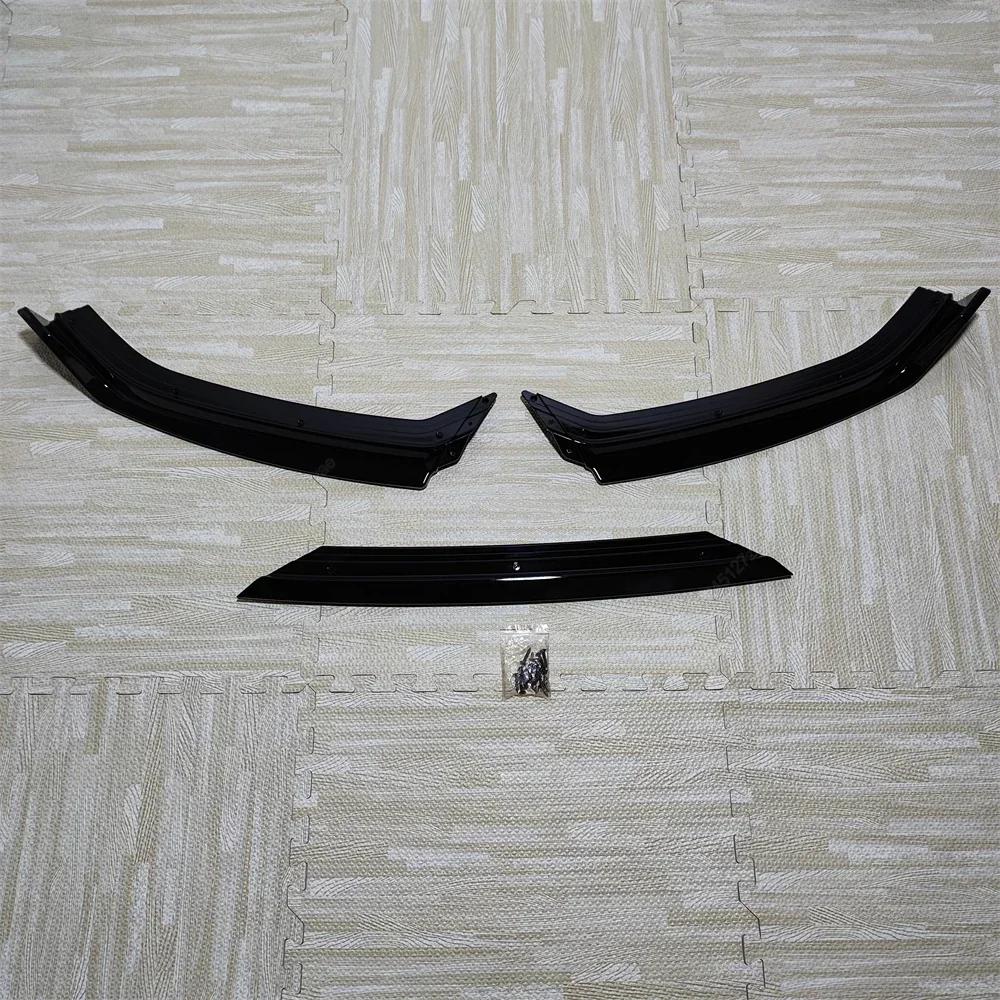 

Car Front Bumper Lip Splitter Spoiler Diffuser Body Kits For VW Polo MK5 6R TSI TDI Standard 2009-2014 Pre‑Facelift Black Tuning