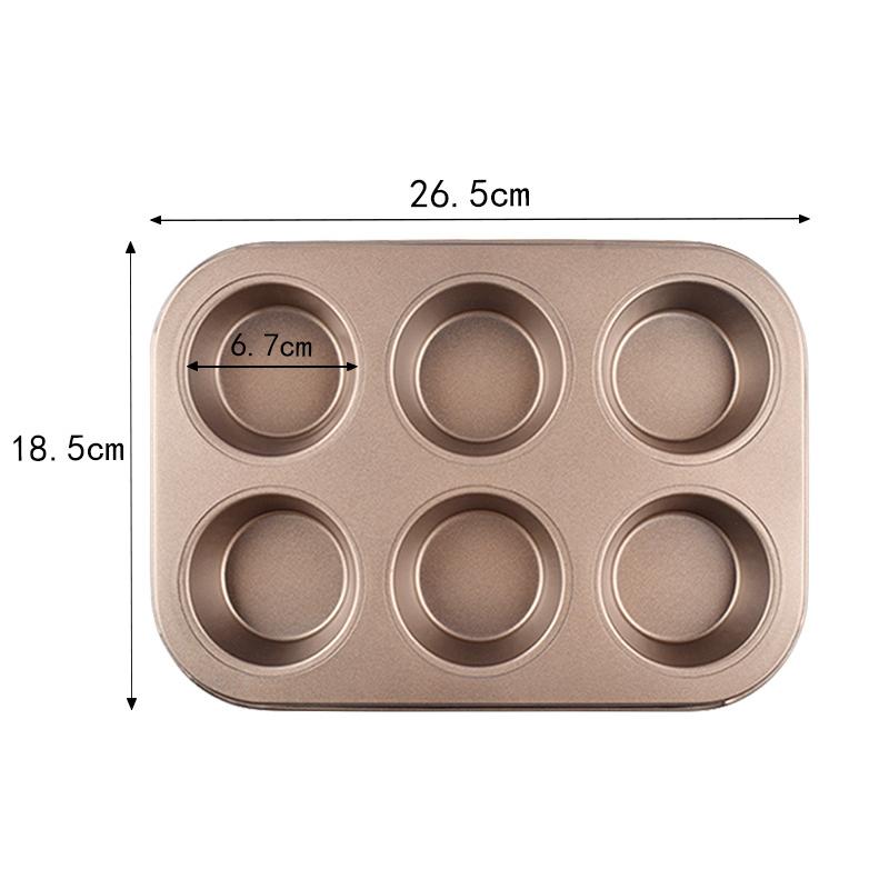 Carbon steel Muffin Pan Nonstick Cupcake Pan Muffin Tray Cake Pastry Pudding Mold Baking Pan Bakeware DIY Cupcake Muffin Mould