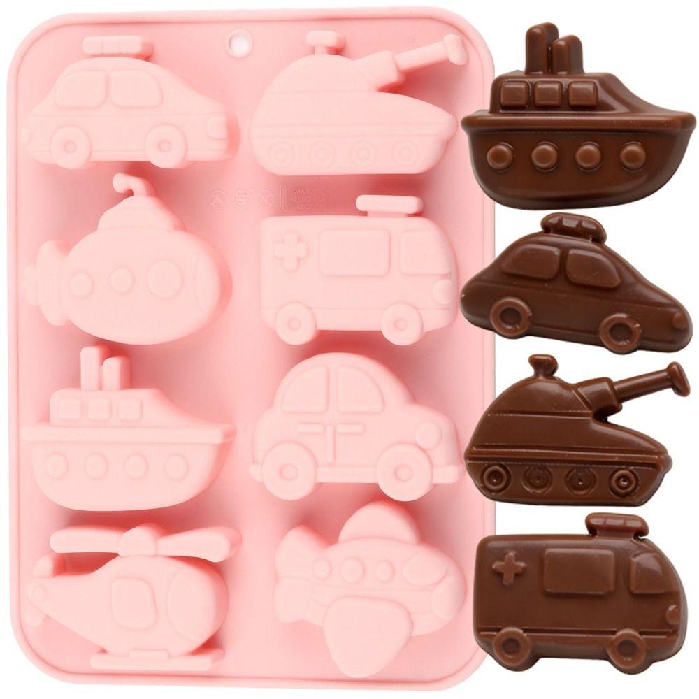 Transportation Theme Mousse Cake Mold Reusable Baking Mould New Chocolate Dessert Mold  DIY Baking