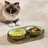 Anti Spill Raised Dog Cat Bowl Non-Slip Pet Food and Water Bowl Cat Feeding Bowl  For Puppy Kitten