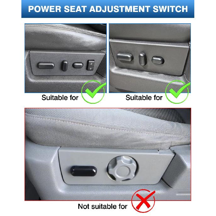 Driver Side Adjustment Power Seat Switch Compatible with Ford F150 F250 F350 Explorer Expedition 2006-2019 Lincoln MKX 2006-2019 Mercury 06-11