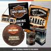 Tinning Sign Parking Only Vintage Metal Poster Retro Motorcycle Garage Wall Art