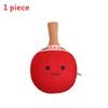 Table Double Sided Tennis Racket Plush Toy Cartoon Girl Kid Festivals Gifts