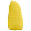 Back Cushion Light Yellow 45 x 24 x 50 cm Fabric