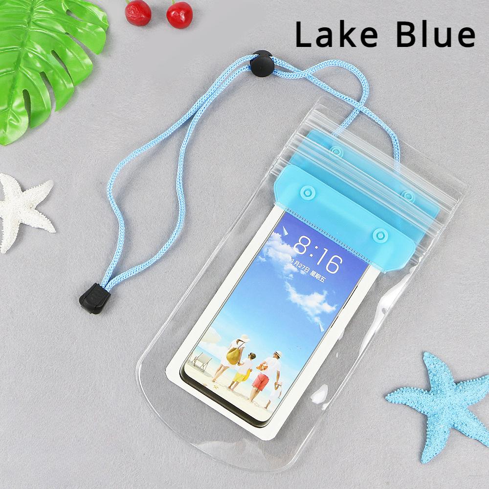 Cell Phone Waterproof Bag Three Channel Thickened Touch Screen Dive Sleeve Swimming Spa Seal Bag