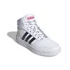 Adidas Hoops 2.0 Mid White Legend Ink Men Sneakers Cloud-White Scarlet FY8616