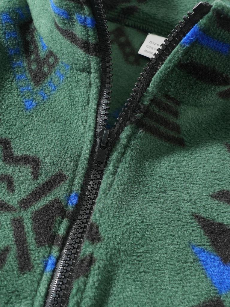Men's Cross-Border Autumn/Winter Thick Stand Collar Half-Zip Hoodie