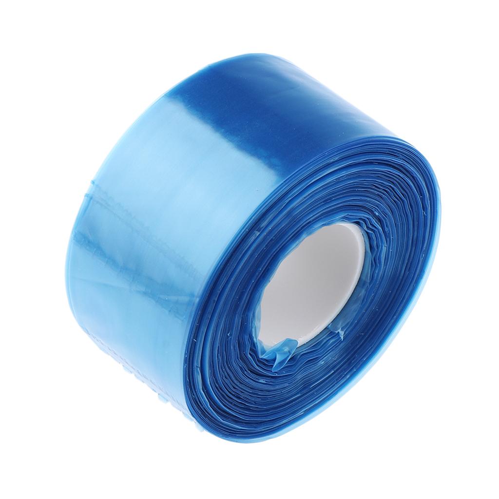 200pcs Disposable Salon Hair Dyeing Blue Protector Covers for Glasses Leg