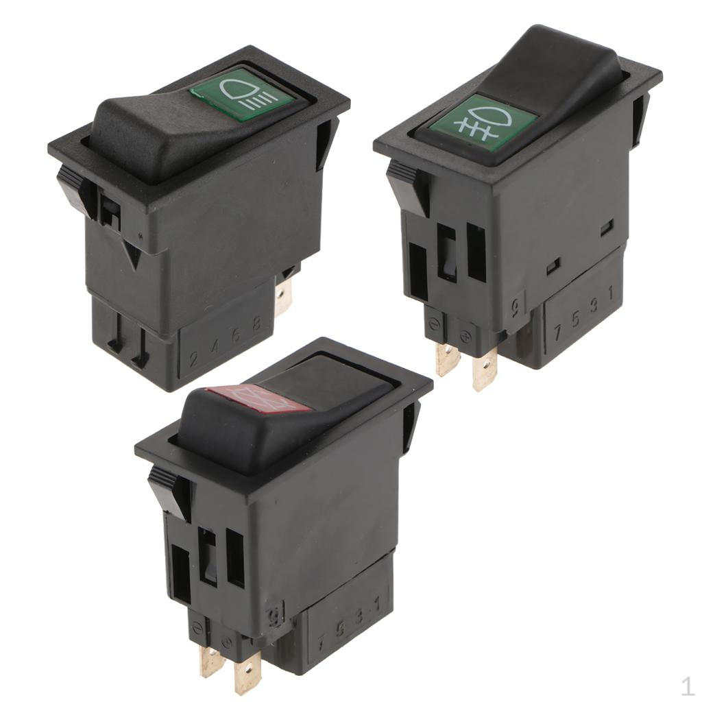 

Автомобильный Грузовик Поезд Фара Рокерный Тумблер Кнопка 2 контакта++1 передача 2 контакта