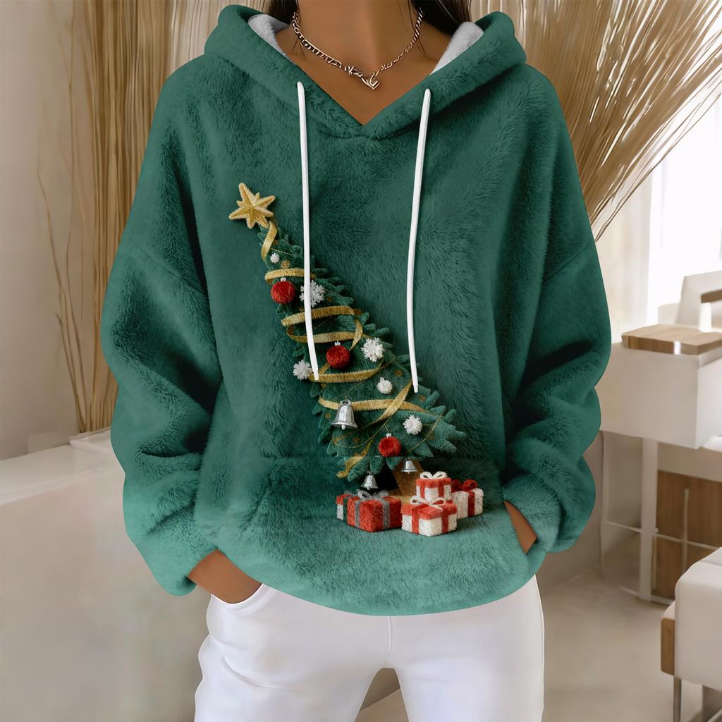 Hoodies For Women Oversized Winter Plush Cute Sweatshirts Pullover Trendy Fall Winter Clothes