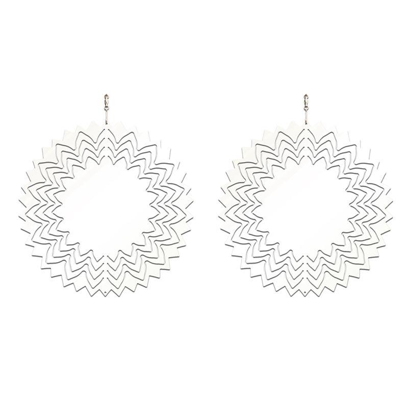 

M-Современный-Сублимационные заготовки для вертушек 3D Садовые вертушки Сублимационные заготовки Двусторонние ветряные скульптуры