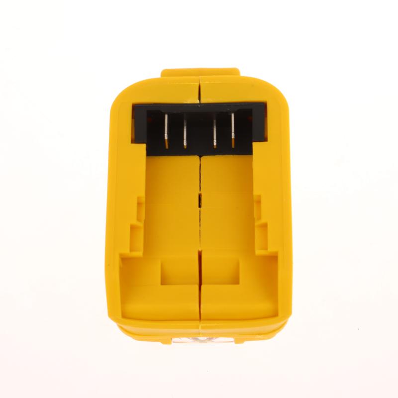 1 Piece Portable Usb+Type-C Output Battery Adapter With Led Light Power Bank Phone Charger For Dewalt 20V Li-Ion Battery