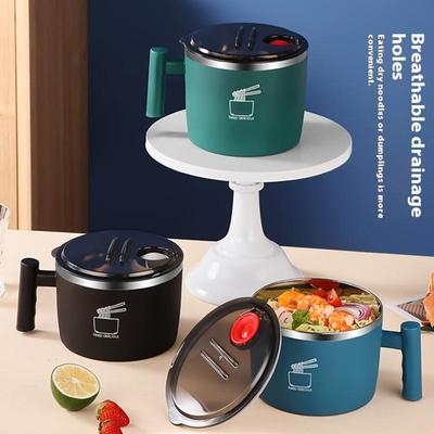 For Home Kitchen Camping Bowl Lunch Container 1000ml Large Thai Soup Bowls Tableware With Phone Stand Cereal Bowls