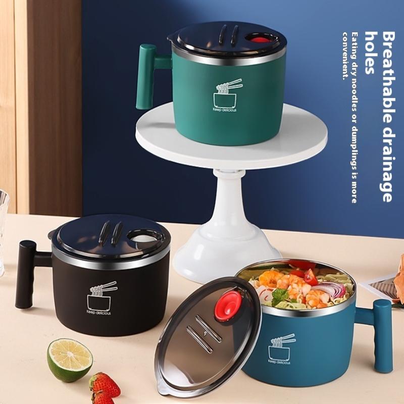 Bowl Lunch Container 1000ml Large Thai Soup Bowls Tableware With Phone Stand Cereal Bowls For Home Kitchen Camping