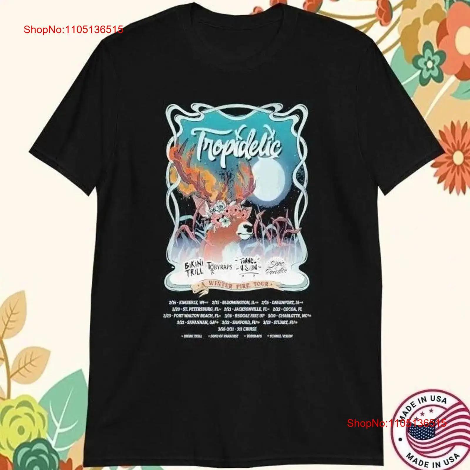 

Trend Tropidelic Tour A Winter Fire 2025 T shirt size S 5XL Fan New Hot vintage Washed streetwear Comfortable Versatile 5XL різнокольоровий