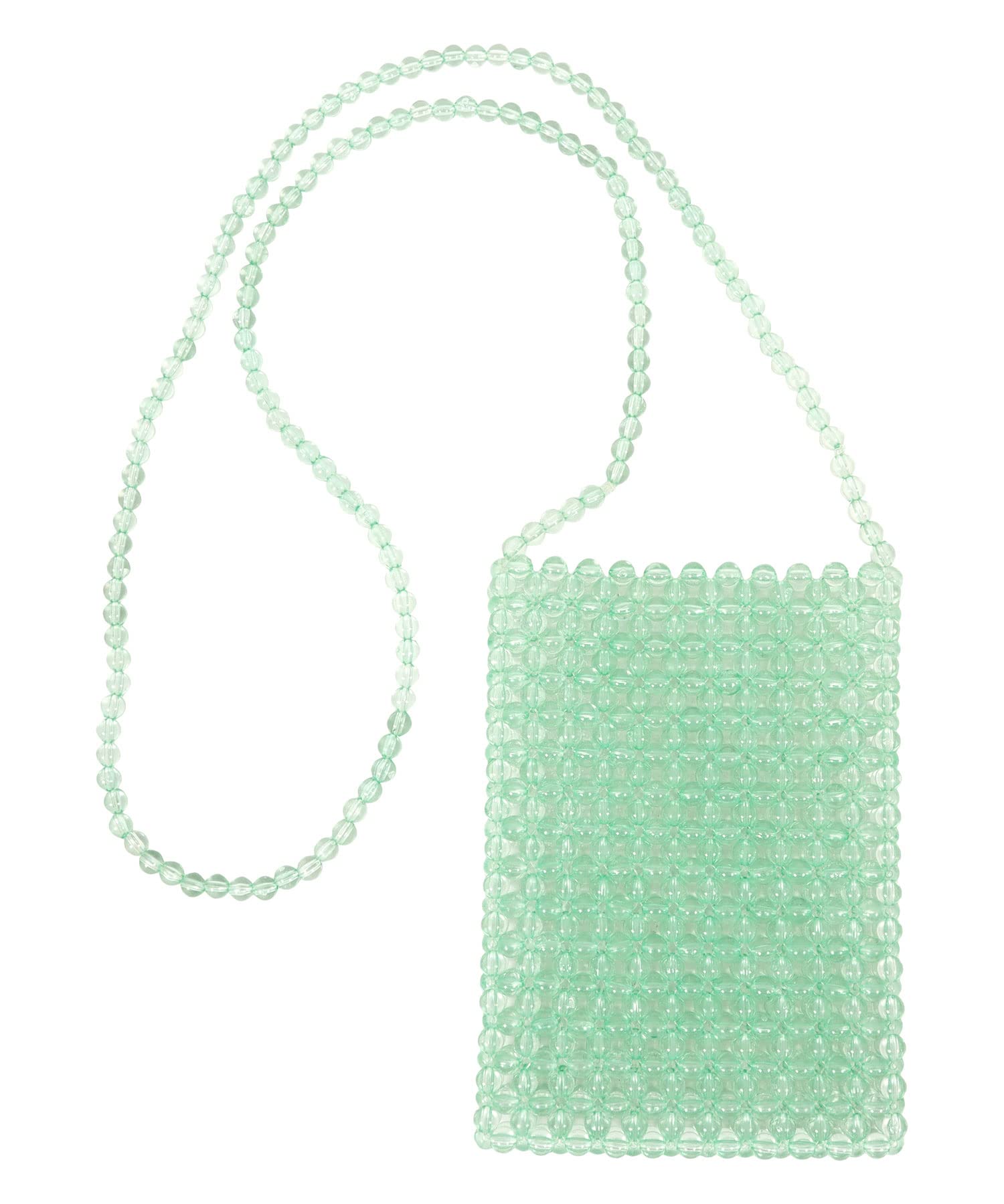 

Square Beads Pochette Free Green [Kobe Lettuce] [B1470] зелений