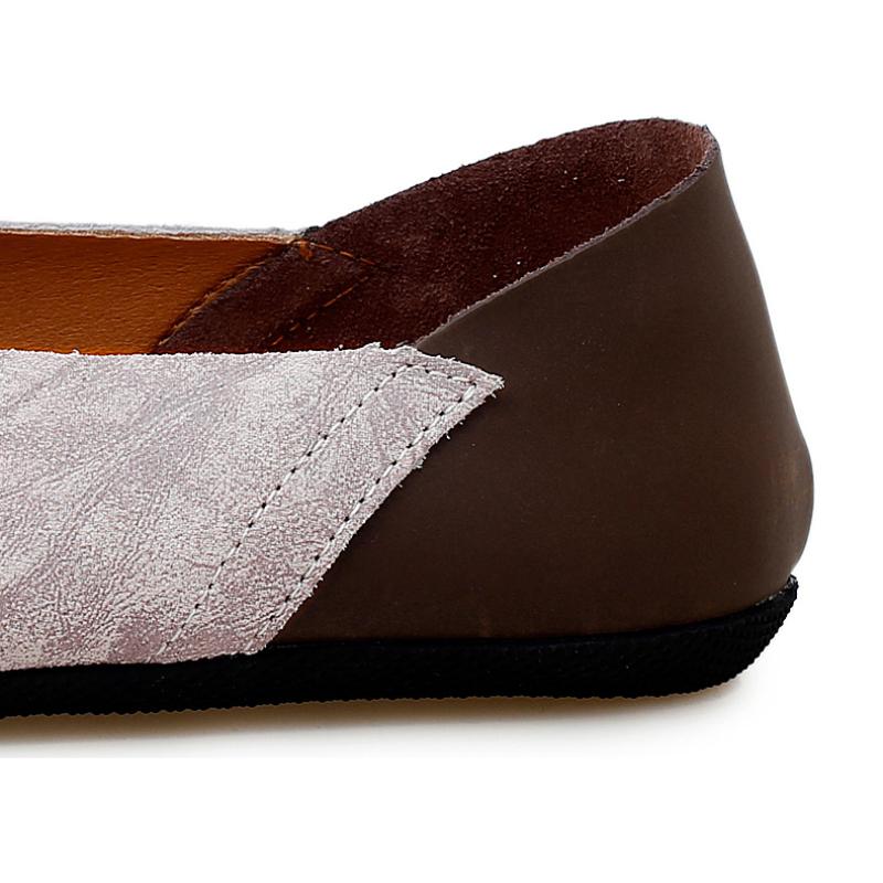 Men's Loafers Leather Shoes Slip On Casual Moccasins Breathable Male Boat Shoes Fashion Business Flats