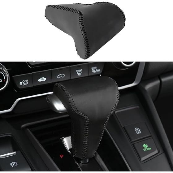 Gear Shift Knob Cover Automatic Transmission Boots Shift Lever Leather Sheath Accessories Fit for Honda CR-V CRV 2017 2018 2019 2020 2021