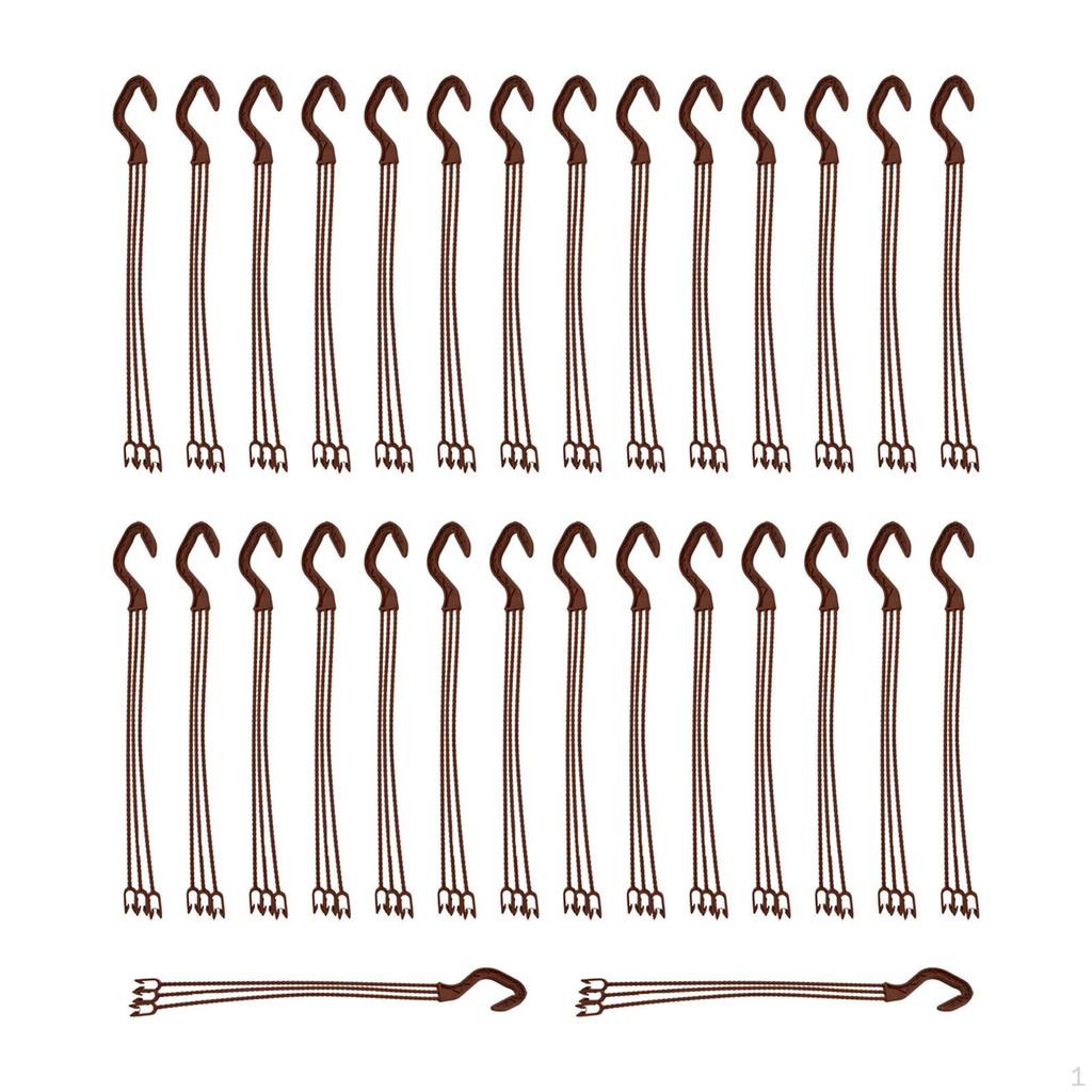 30 Assorted Hooks for Holding Planters And Flowers Outdoors