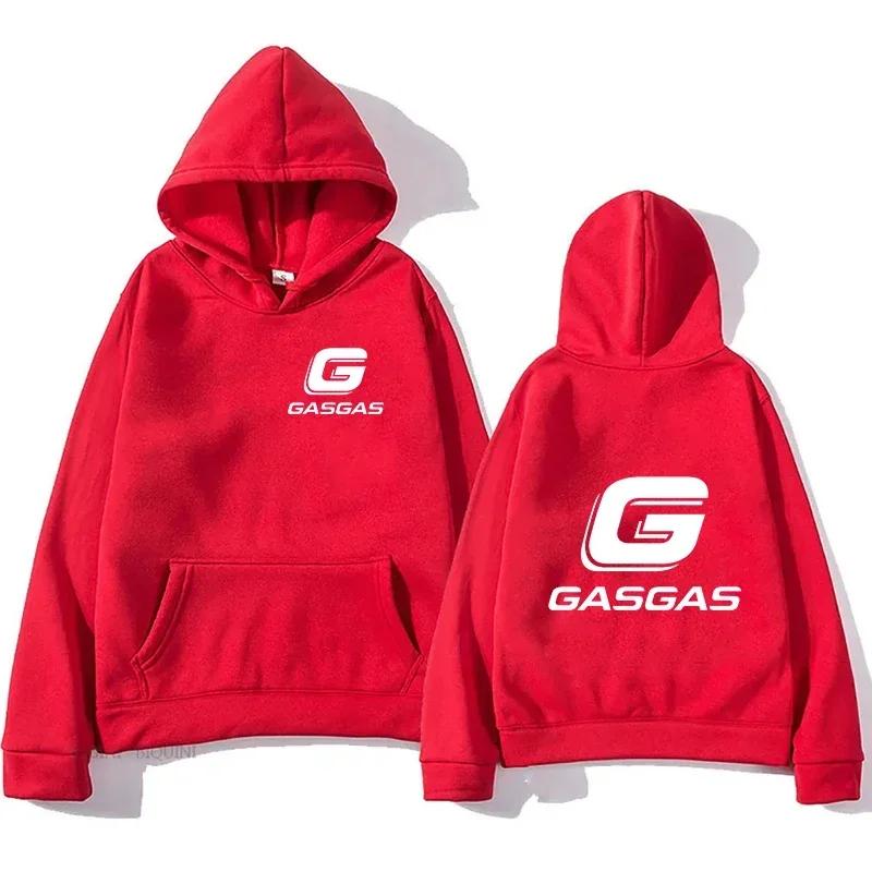 New autumn and winter motorcycle gas hoodie, comfortable solid color street wear, fashionable casual warm sports pullover gift