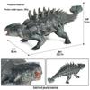 Jurassic Dinosaur Toy Set: Thick-Nosed Dragon, T-Rex, Velociraptor, Pterodactyl, Mosasaurus, Spinosaurus