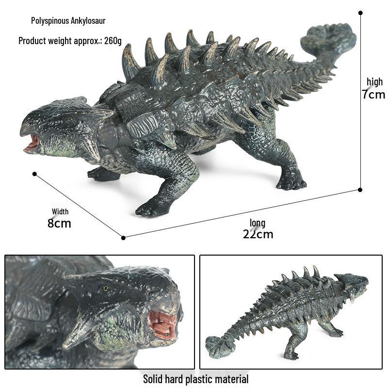 Jurassic Dinosaur Toy Set: Thick-Nosed Dragon, T-Rex, Velociraptor, Pterodactyl, Mosasaurus, Spinosaurus