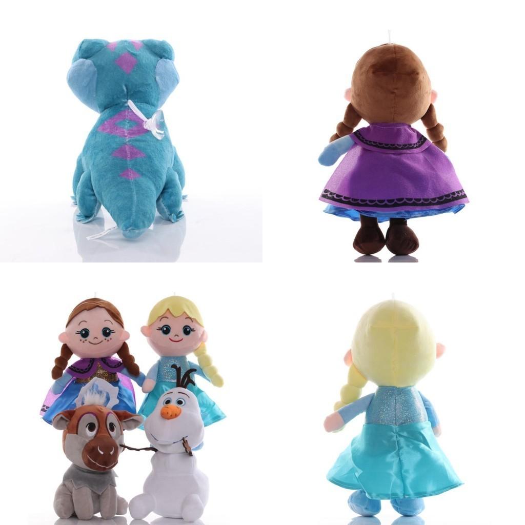Boneca de Pelúcia Elsa&Anna Princesas Disney Frozen 2 Presente de Aniversário Para Crianças