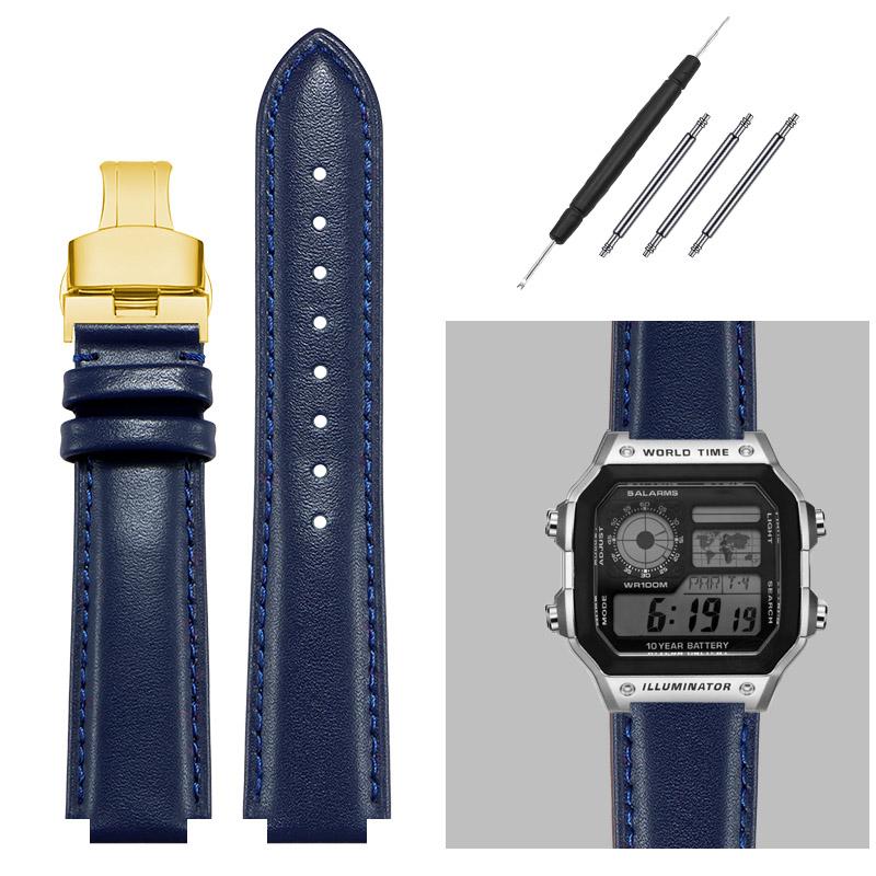 16MM genuine leather watchband for G-Shock Casio DW5600/GW-B5600/G-5600/GW-M5610 Replace wristbands Convex watch strap