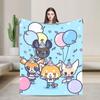 Aggretsuko Plush Blankets Kids  Flannel Throw Blanket For Outdoor Super Warm Customized Quality Bedspread Gift