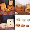 Reusable Pine Storage Box For Wedding Celebration Bridesmaid Gifts And Small Item Organization Jewelry Organiser