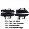 1/2/4 pcs For Honda Fit City Jazz 2002-2008 Black Exterior Outside Car Door Handle Front or Rear Left Driver or Right Passenger