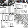 6mm-32mm Wrench Chrome Vanadium Steel Fixed Head Metric Ratchet Spanner**