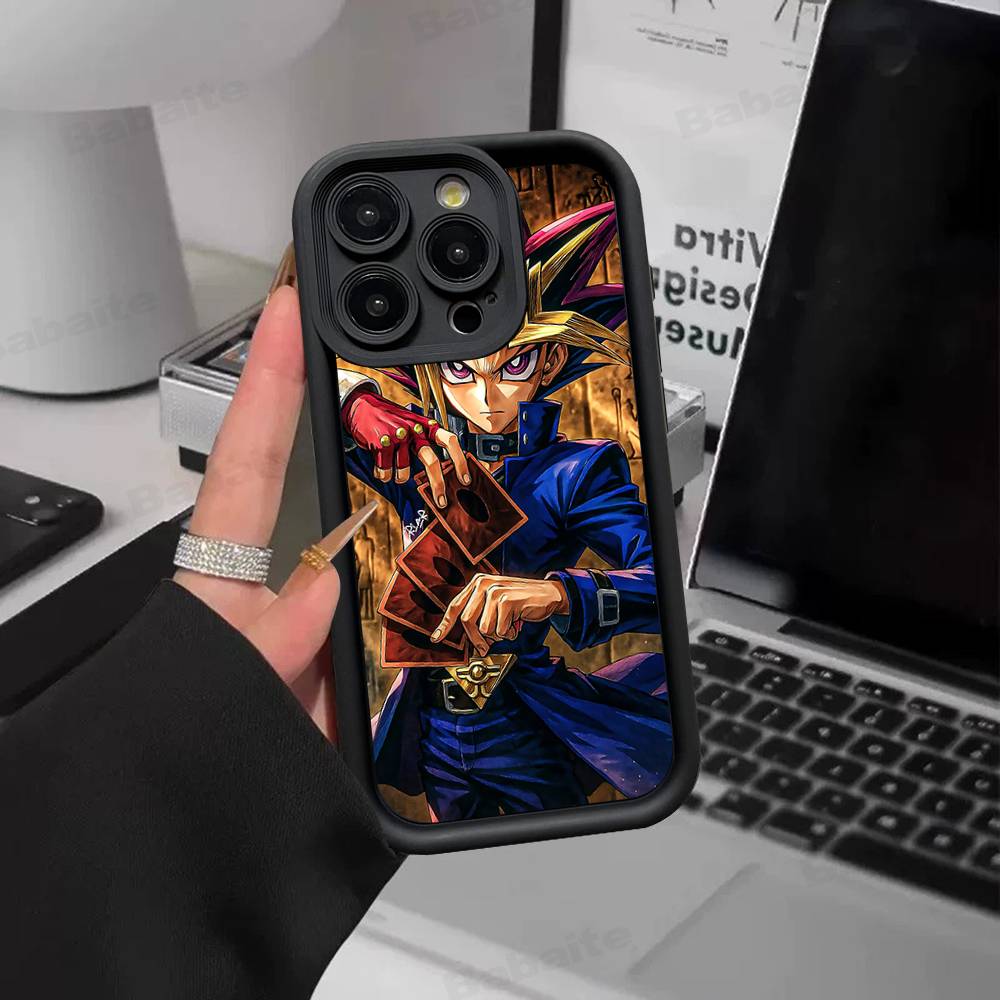 Amine Yu Gi Oh Classic Phone Case For IPhone 17 16 15 14 13 12 11 Pro Max Mini Plus Soft TPU Back Cover