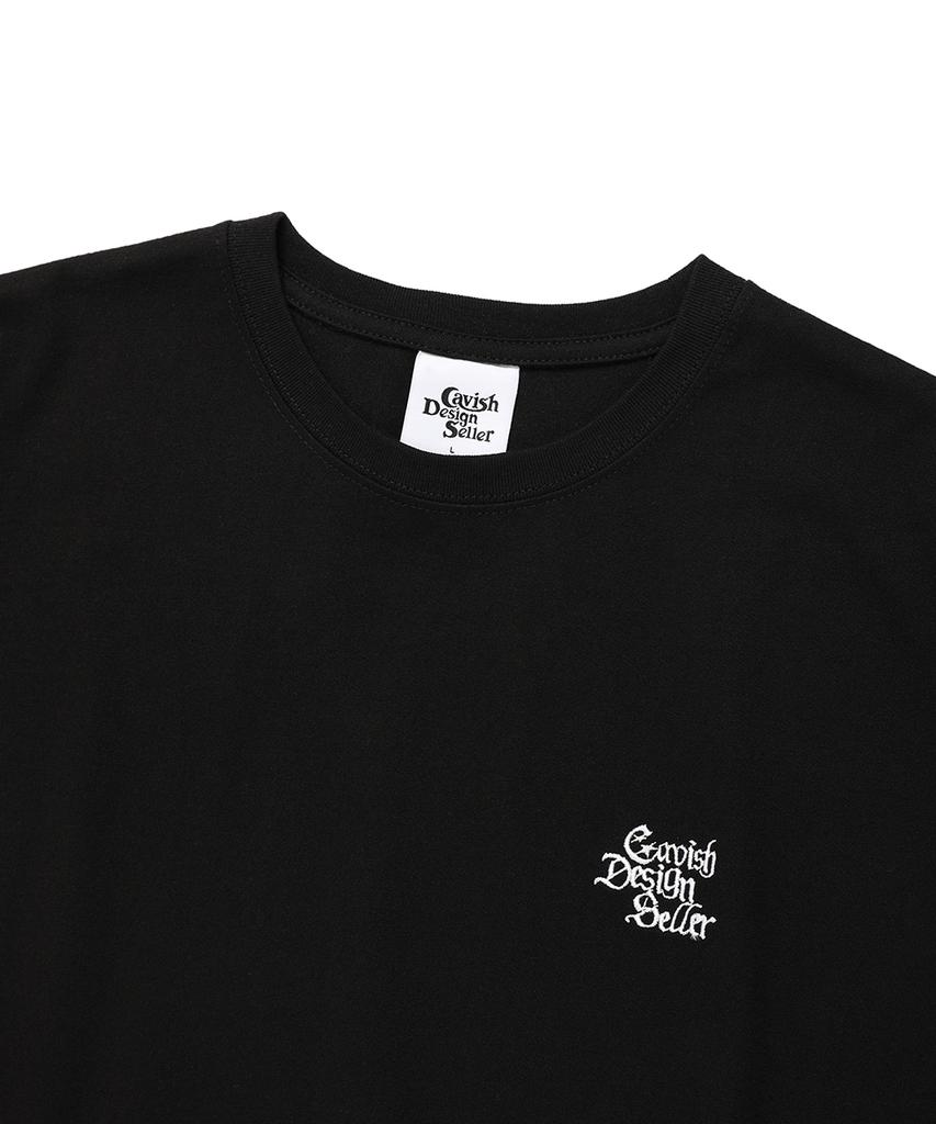 CAVISH Gothic Seller Emb Logo Ss Tee Black(Cv2Emut507A)