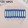 10Pcs/Lot 12V/24V Multicolour Led Modules Cob Light Backlight Shop Banner Waterproof Ip65 Decorations Warm White