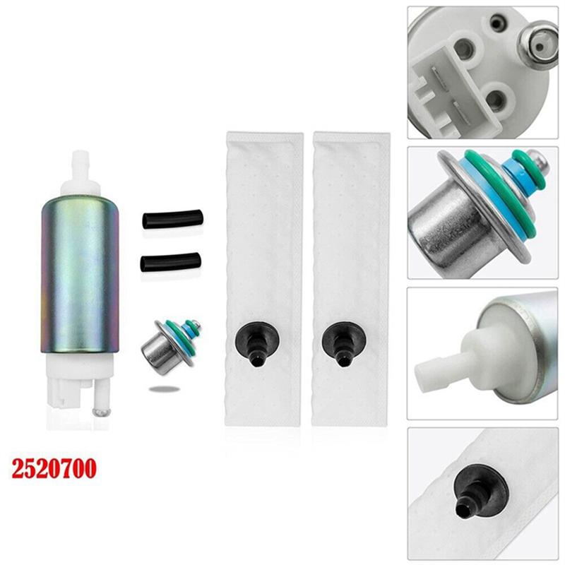 12V Min Fuel Pump With Regulator Parts Accessories For 03-07 Victory Vegas Kingpin Jackpot Hammer 2520700