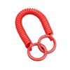 Colorful Retractable Keychain Spring Rope Anti-Lost Card Holder Strap Spiral Phone Lanyard  Student