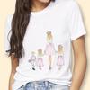 Mothers Day Theme Cute Cartoon Trend ShortSleeved Womens TShirt Polyester Fabric Simple AGeneration Style